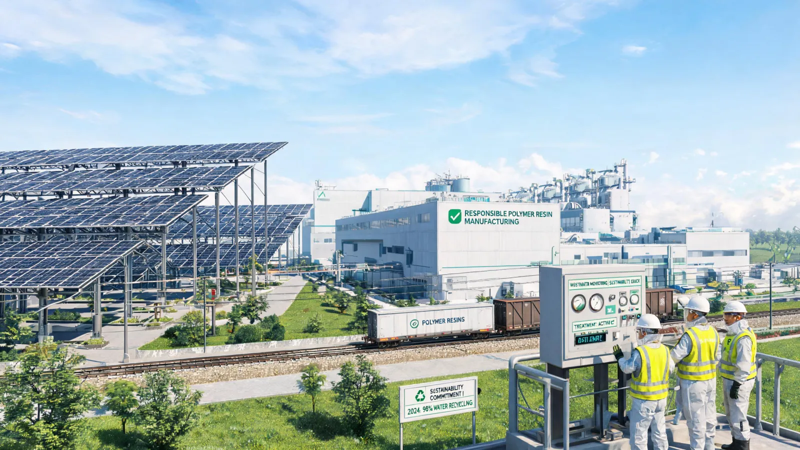 Responsible resin production campus